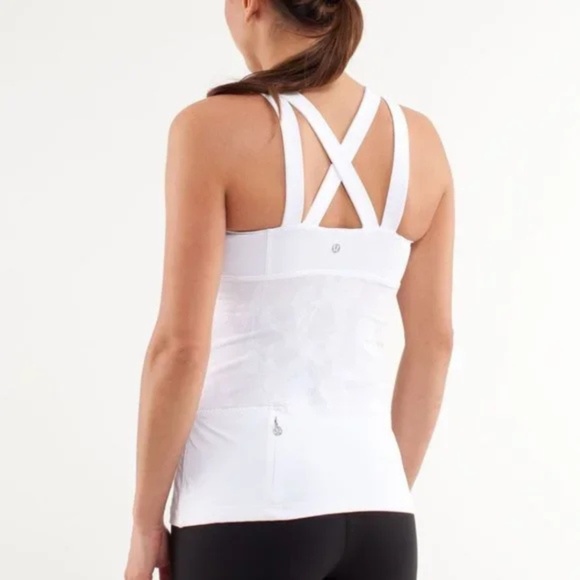 Lululemon Athletica Tank Top with Sports Bra - Picture 2 of 13